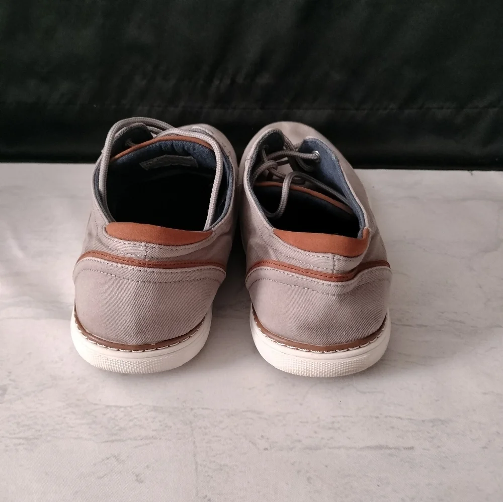 Men's Sz 10.5M Shaker Gray Casual Shoes Sneakers Curt And Larson Preppy